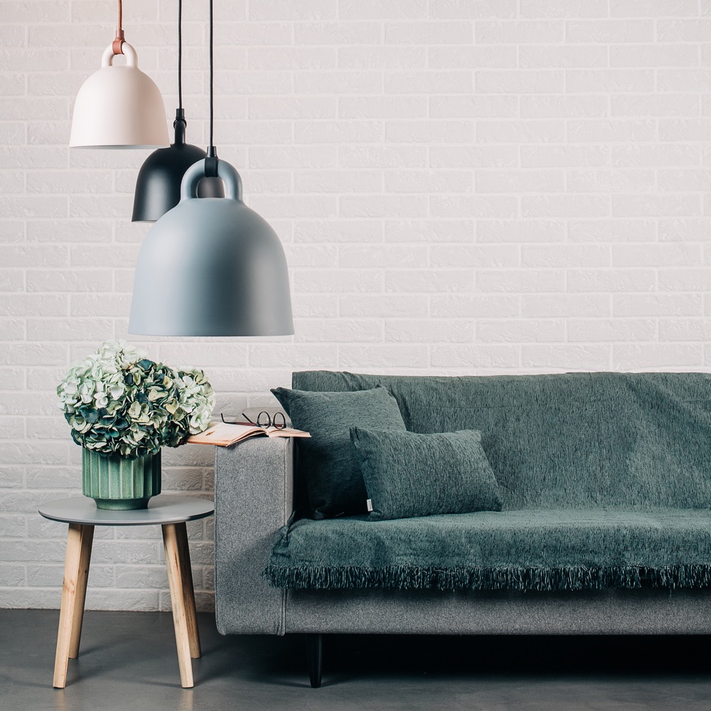 THROW PLAIN DARK GREY